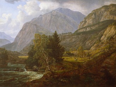 Vista su Fortundalen da Johan Christian Dahl