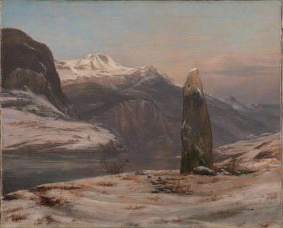 Inverno al Sognefjord da Johan Christian Dahl