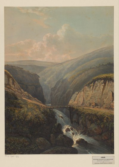 Veduta del fiume Brandas a Giava da Johan Conrad Greive
