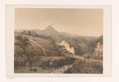 Paesaggio vicino a Malang da Johan Conrad Greive