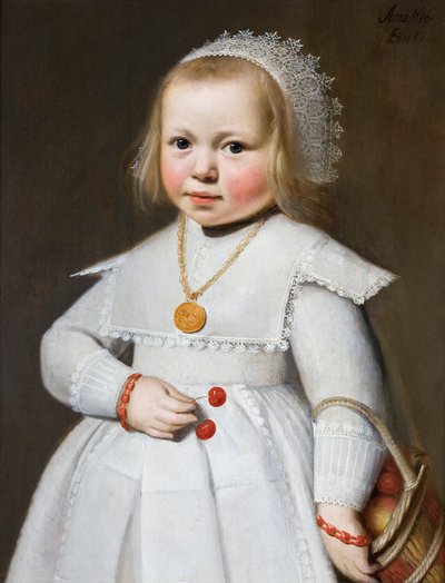 Ritratto di una bambina di due anni da Johan Cornelisz van Loenen