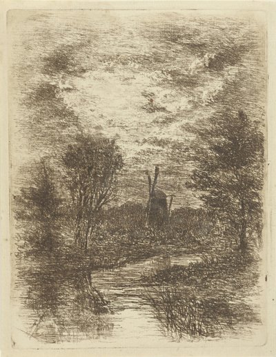 Paesaggio con mulino da Johan Frederik Croockewit