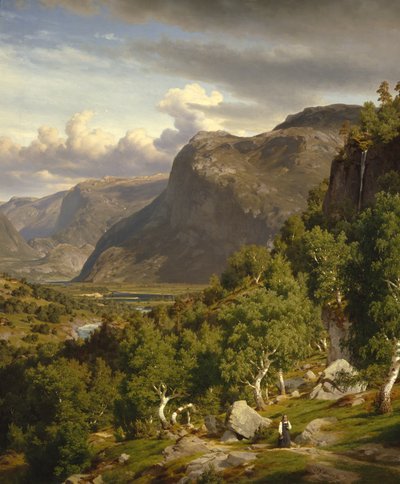 Da Nes in Hallingdal da Johan Fredrik Eckersberg