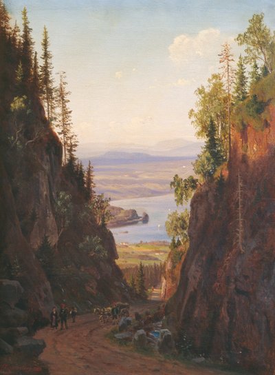 Paesaggio da Krokkleiva da Johan Fredrik Eckersberg