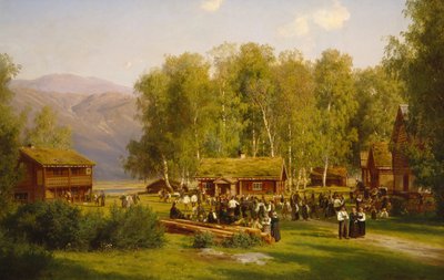 Festa di mezza estate da Johan Fredrik Eckersberg