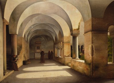 I Chiostri, San Lorenzo fuori le mura da Johan Fredrik Eckersberg