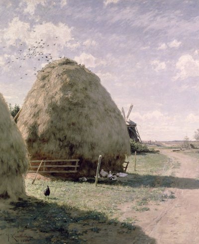 Covoni di fieno da Johan Fredrik Krouthen