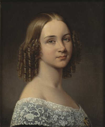 Ritratto del soprano Jenny Lind (1820-1887) da Johan Gustaf Sandberg