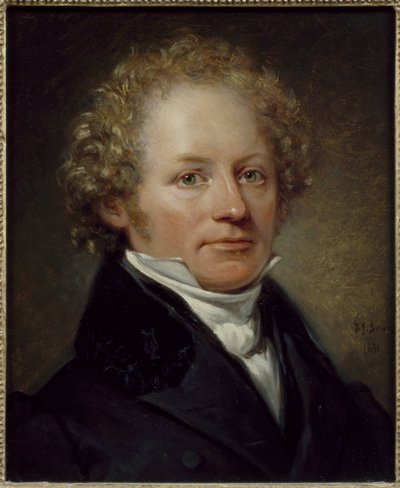 Ritratto di Per Daniel Amadeus Atterbom da Johan Gustaf Sandberg