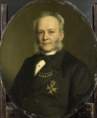 Pieter Mijer (1812-81). Governatore generale delle Indie Orientali Olandesi da Johan Heinrich Neuman
