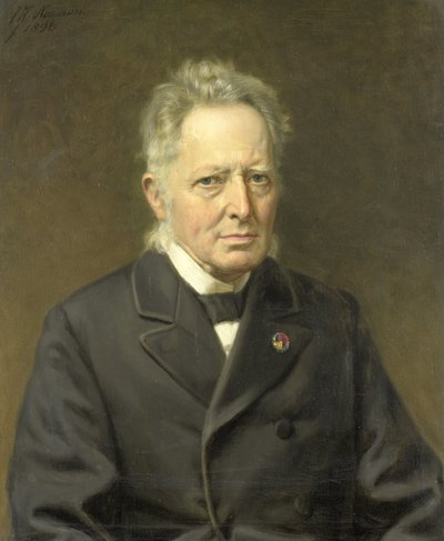 Ritratto di Jan Heemskerk Azn (1818-1897) da Johan Heinrich Neuman