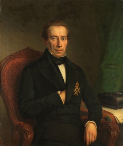 Ritratto di Johan Rudolf Thorbecke, Ministro di Stato e Ministro dell