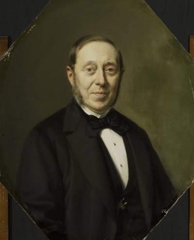 Ritratto di Johannes Cornelis van Pappelendam (1810-1884). Artista e mercante d