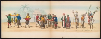 Mascherata degli studenti di Delft, 1857 (tavola 7) da Johan Hendrik Hoffmeister