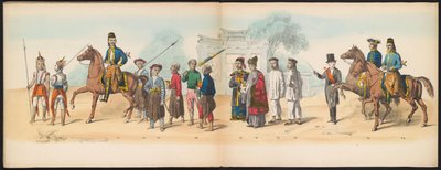 Mascherata degli studenti di Delft, 1857 (tavola 8) da Johan Hendrik Hoffmeister