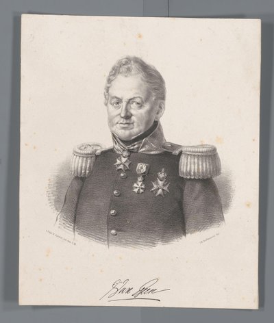 Ritratto di Joseph Jacobus barone van Geen da Johan Hendrik Hoffmeister