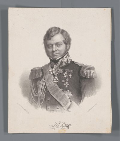 Ritratto di Giulio Costantino Rijk da Johan Hendrik Hoffmeister