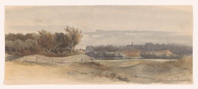Paesaggio panoramico da Johan Hendrik Weissenbruch (signed by artist)