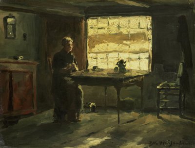 Interno contadino da Johan Hendrik Weissenbruch