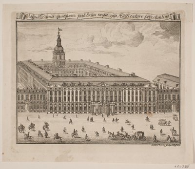 Castello di Christiansborg da Johan Herman Thiele