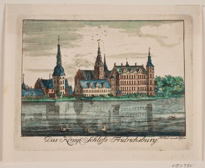 Castello di Frederiksborg da Johan Herman Thiele
