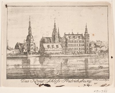 Castello di Frederiksborg da Johan Herman Thiele