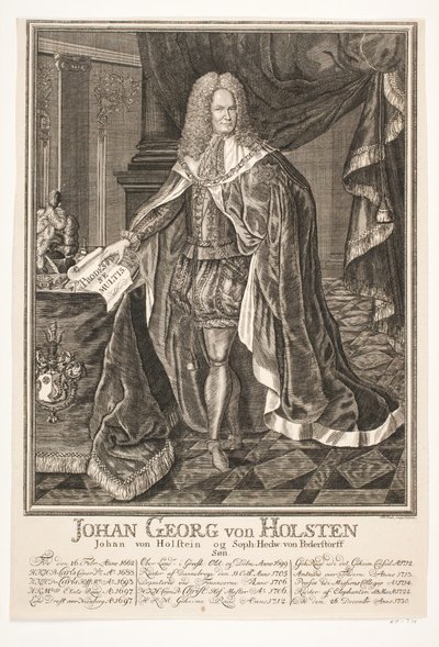 Johan Georg von Holstein da Johan Herman Thiele