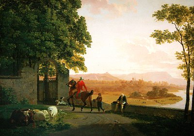 Paesaggio dei dintorni di Berna da Johan Jakob Biedermann