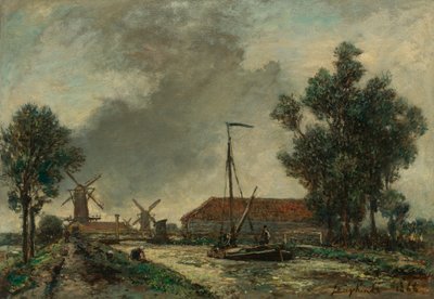 La Passerelle, Hollande da Johan Jongkind