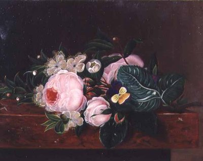 Una composizione di fiori da Johan Laurents (school of) Jensen