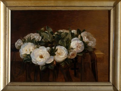 J.L. Jensen, Corona di rose bianche da Johan Laurentz Jensen