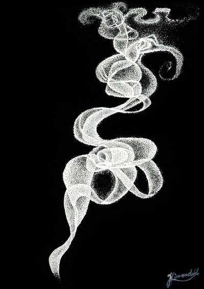 Elegante flusso di fumo da Johan Liewendahl