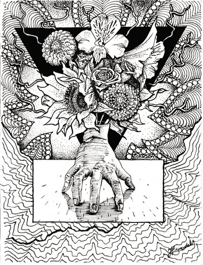 Riflesso floreale surreale da Johan Liewendahl
