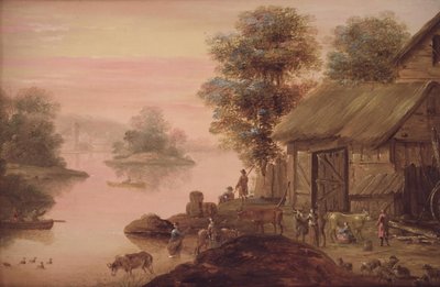 Paesaggio in stile olandese da Johan Mandelberg