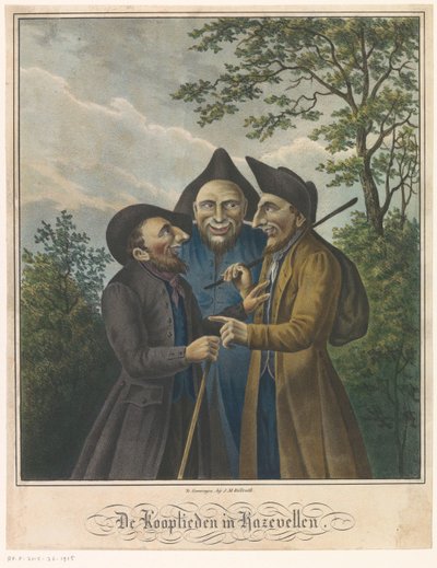 Tre mercanti ebrei da Johan Martin Billroth (possibly)