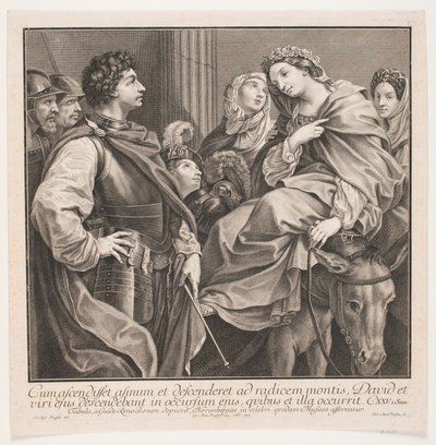Davide e Abigail da Johan Martin Preisler