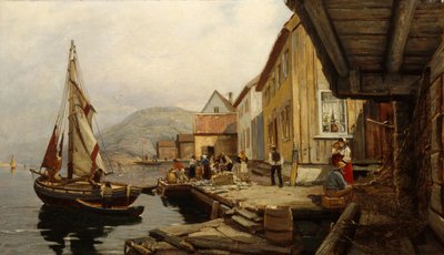 Paesaggio da Svinør da Johan Nielssen