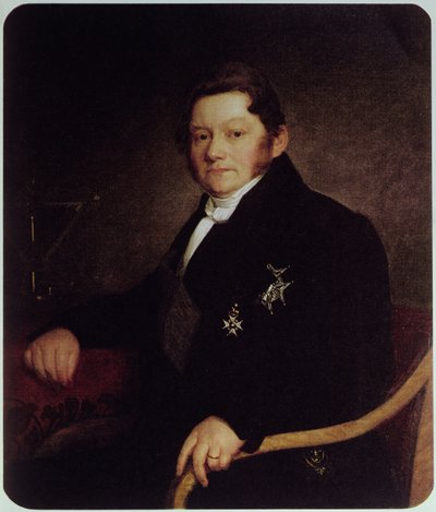 Jons Jakob Berzelius, 1843 da Johan Olaf Sodermark