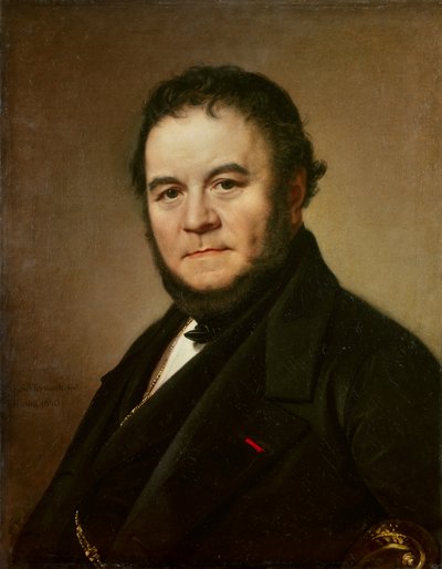 Ritratto di Henri Beyle detto Stendhal, scrittore francese da Johan Olaf Sodermark