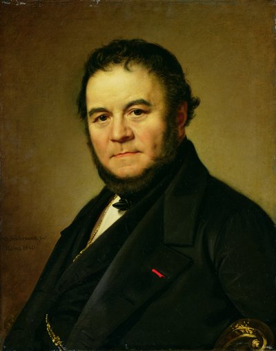 Ritratto di Marie Henri Beyle, noto come Stendhal (1783-1842) 1840 da Johan Olaf Sodermark