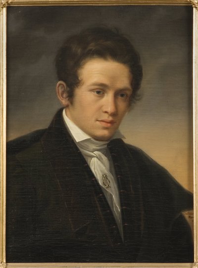 Ritratto del poeta Karl August Nicander da Johan Olaf Sodermark