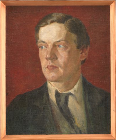 Ritratto del pittore svedese Gustaf Wolmar da Johan Rohde