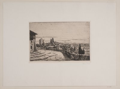 Vista su Roma dal Gianicolo da Johan Rohde