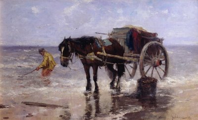 La Raccoglitrice di Vongole da Johan Scherrewitz