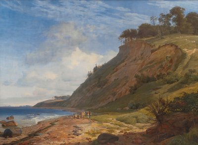 Una costa danese. Vista da Kitnæs sul fiordo di Roskilde da Johan Thomas Lundbye
