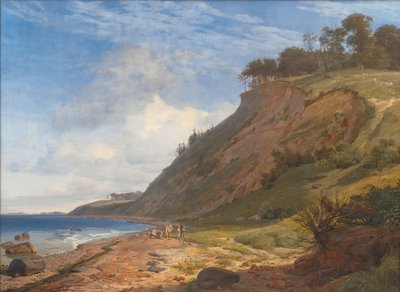 Una costa danese. Vista da Kitnæs sul fiordo di Roskilde. Zelanda da Johan Thomas Lundbye
