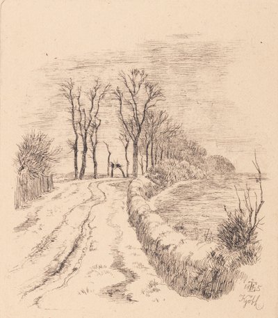 Viale a Vallø da Johan Thomas Lundbye