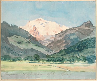 Paesaggio alpino da Johan Thomas Lundbye