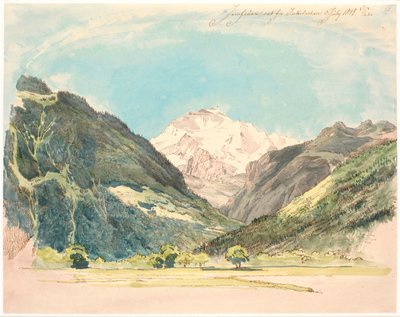 Paesaggio alpino da Johan Thomas Lundbye