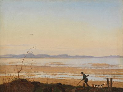 Una Sera accanto al Lago Arresø, ca. 1837 da Johan Thomas Lundbye